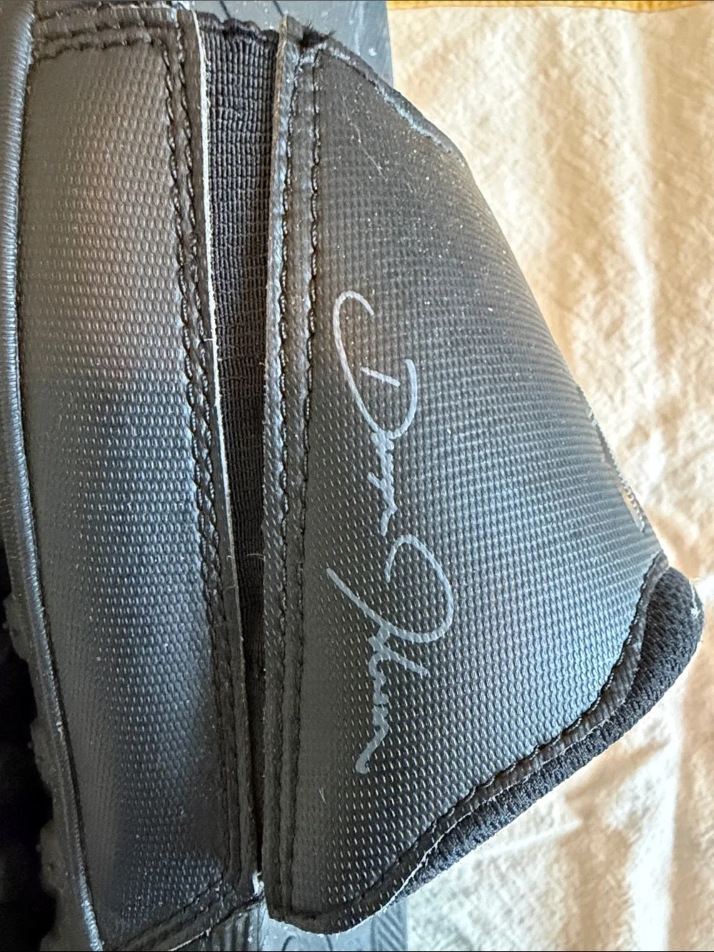 Under Armour Black Slide Sandals with Dwayne Johnson Logo